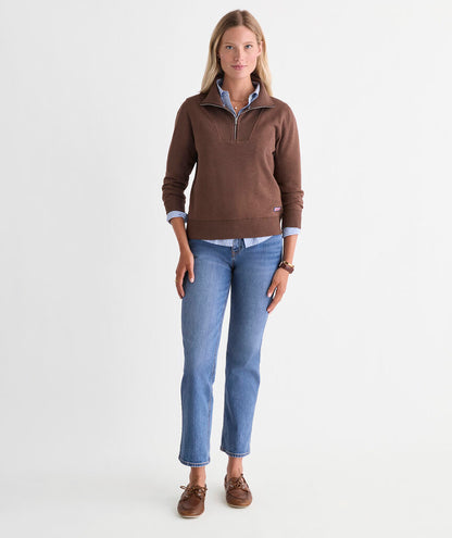 Dreamcloth® Quarter-Zip - Coconut Heather