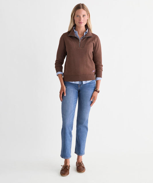 Dreamcloth® Quarter-Zip - Coconut Heather