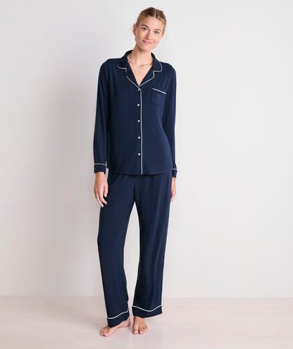 Super-Soft Knit Pajama Set - Nautical Navy