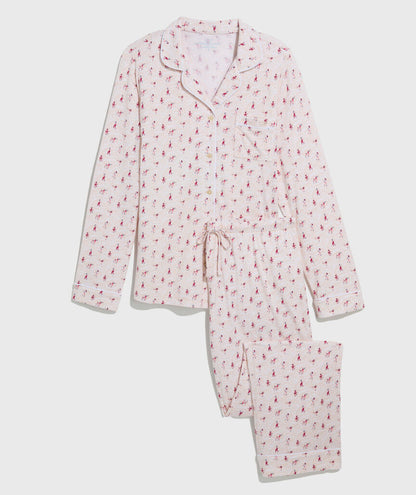 Super-Soft Knit Pajama Set - Skating Soft PInk