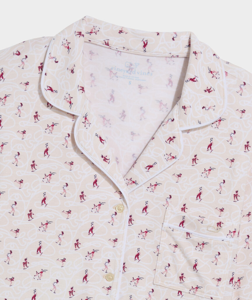 Super-Soft Knit Pajama Set - Skating Soft PInk