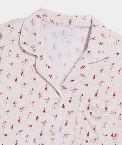 Super-Soft Knit Pajama Set - Skating Soft PInk