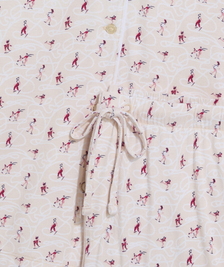 Super-Soft Knit Pajama Set - Skating Soft PInk