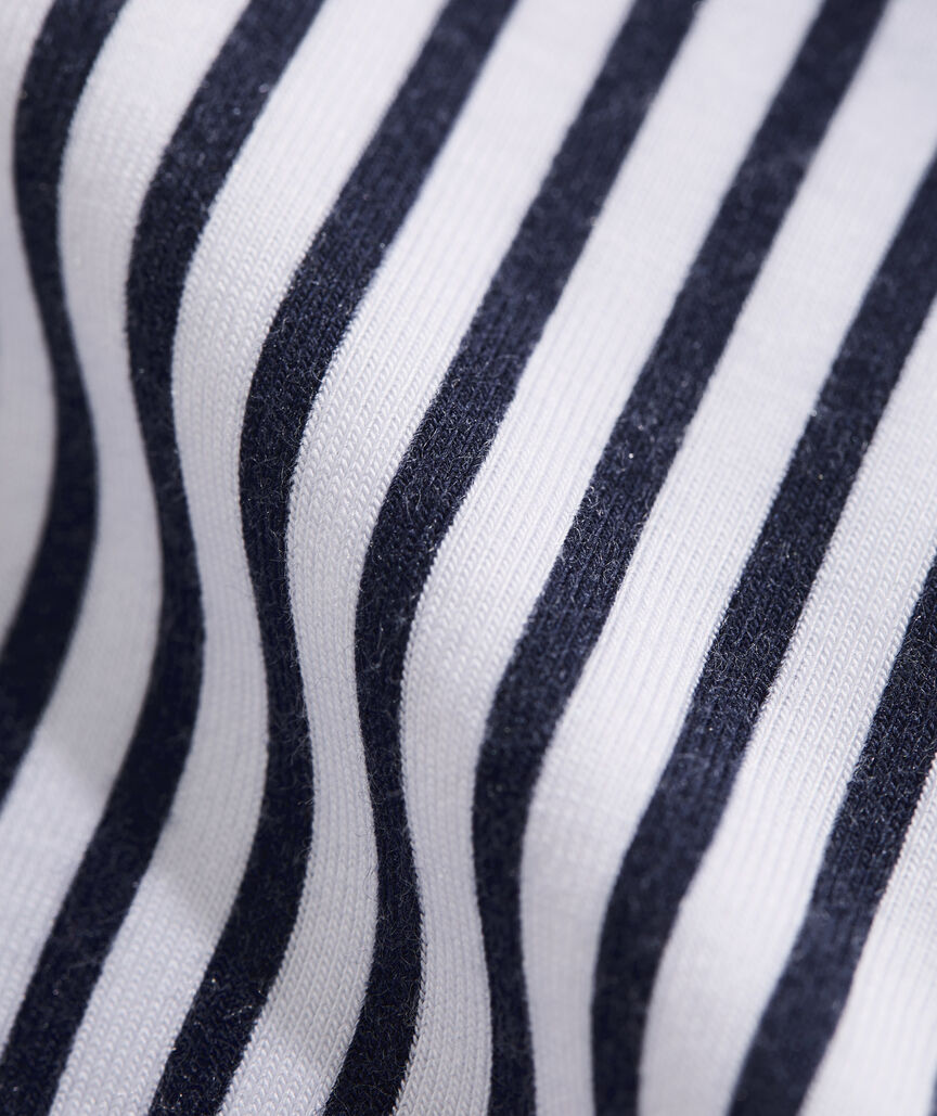 Super-Soft Knit Pajama Set - Nautical Navy Stripe