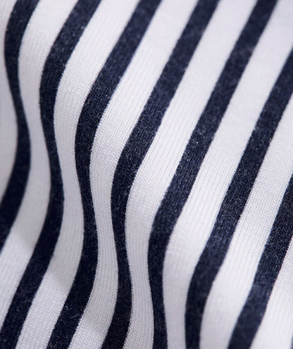 Super-Soft Knit Pajama Set - Nautical Navy Stripe