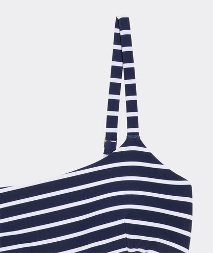 Southampton Square Neck Bikini Top -  Bay Stripe/Navy