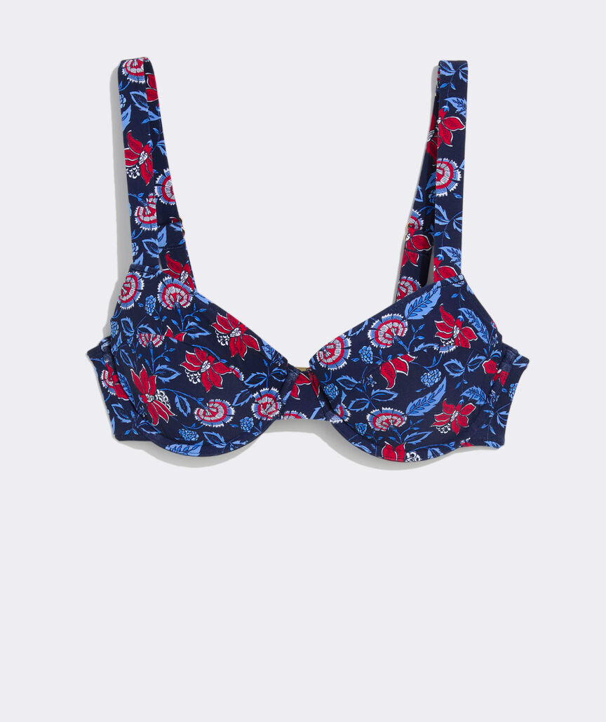Amagansett Underwire Bikini Top - Indie Floral -Snavy