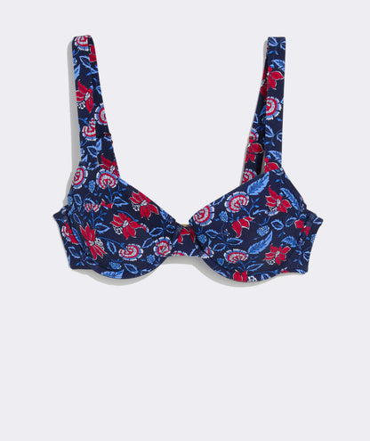 Amagansett Underwire Bikini Top - Indie Floral -Snavy