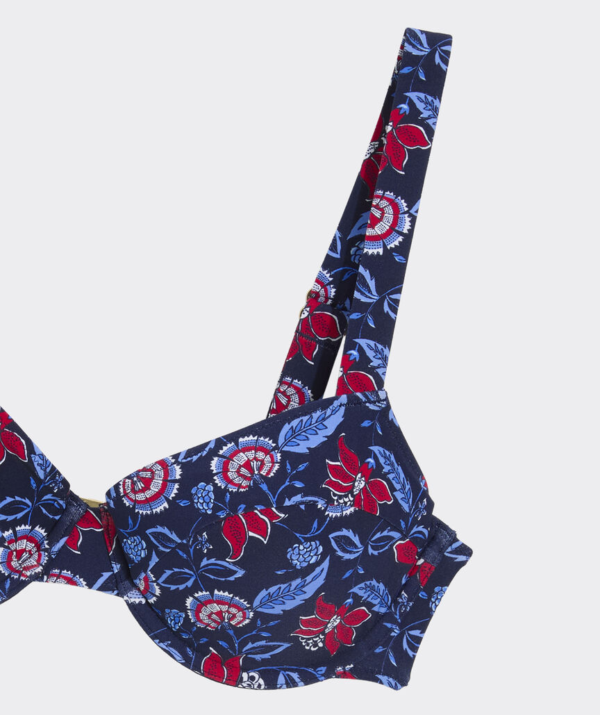 Amagansett Underwire Bikini Top - Indie Floral -Snavy