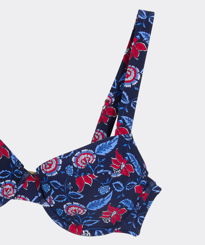 Amagansett Underwire Bikini Top - Indie Floral -Snavy