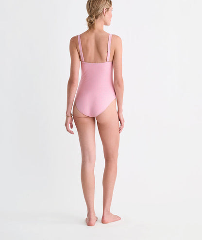 Amagansett Seersucker Underwire One-Piece - Vineyard Ss Pb/Wc