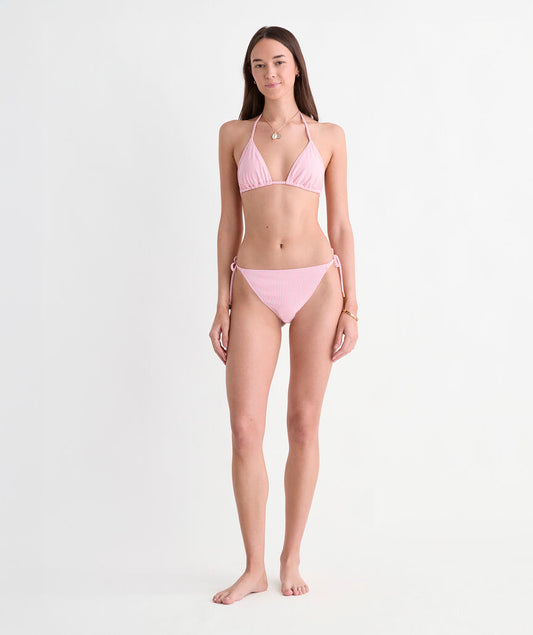 Seagrove Seersucker String Bikini Top - Vineyard Ss Pb/Wc