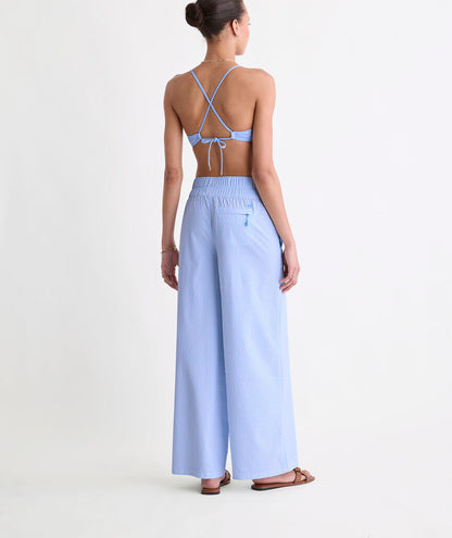 Seaside Harbor Pants - Seersucker-Jake Blue