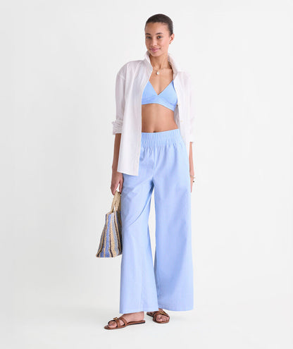 Seaside Harbor Pants - Seersucker-Jake Blue