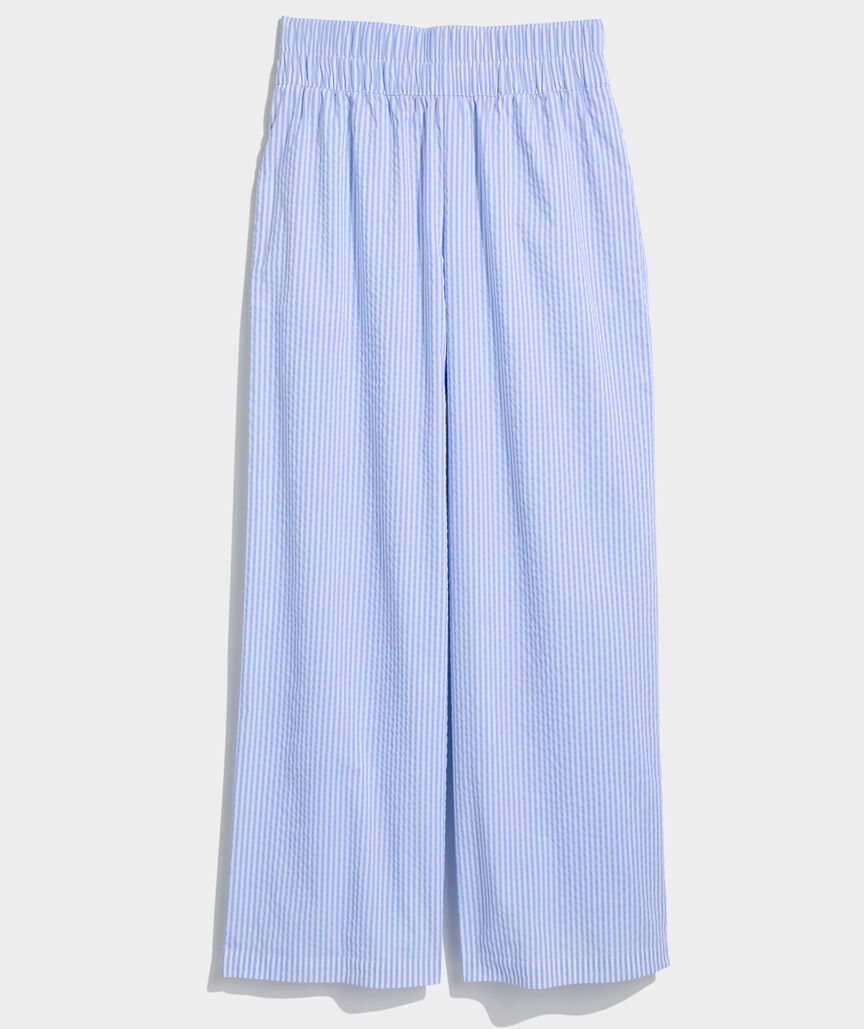 Seaside Harbor Pants - Seersucker-Jake Blue