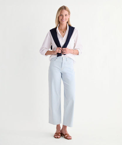 Whitney Jeans - Indigo Stripe