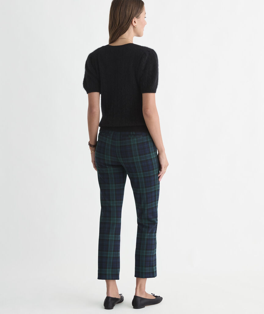 Plaid Peyton Pants - Jet Black Blackwatch