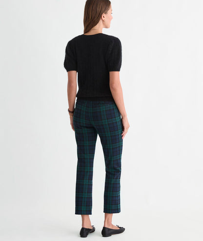 Plaid Peyton Pants - Jet Black Blackwatch
