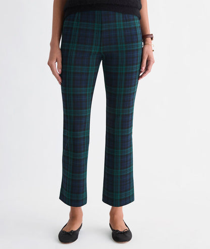 Plaid Peyton Pants - Jet Black Blackwatch