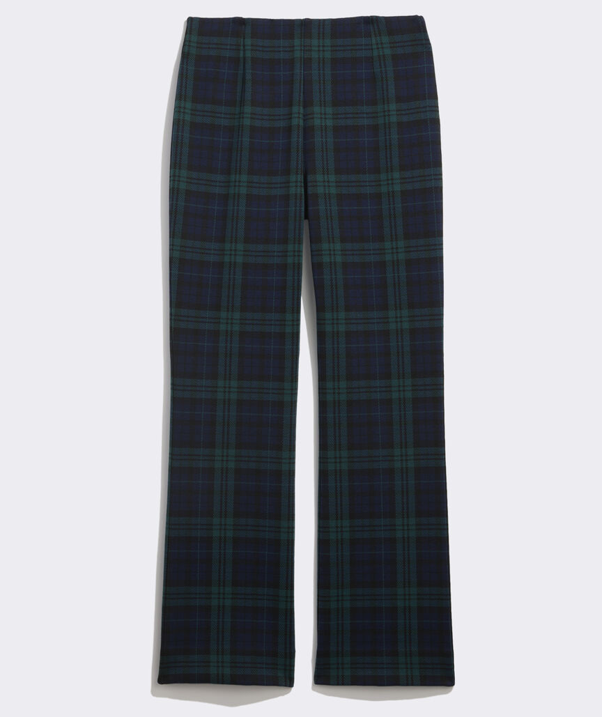 Plaid Peyton Pants - Jet Black Blackwatch