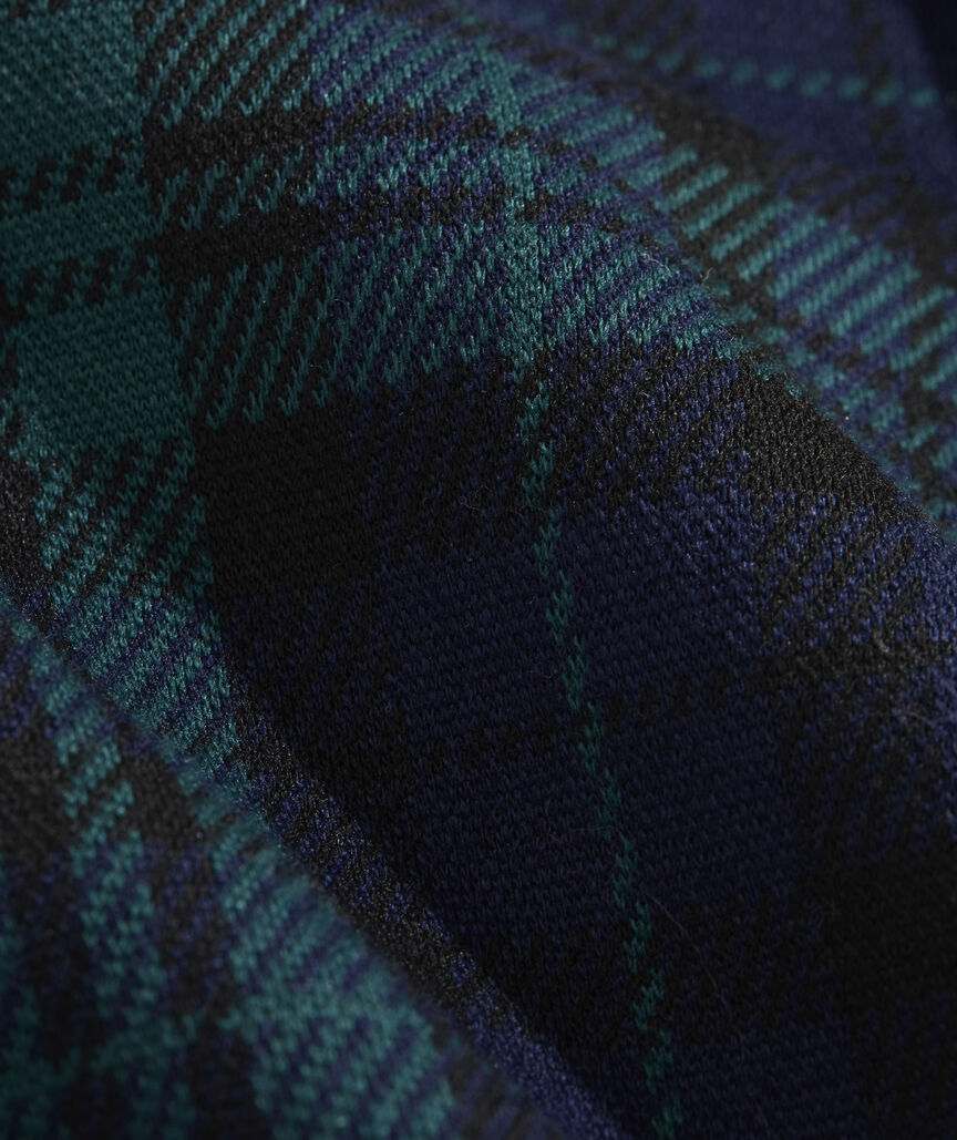 Plaid Peyton Pants - Jet Black Blackwatch