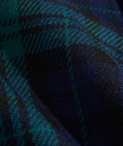 Plaid Peyton Pants - Jet Black Blackwatch