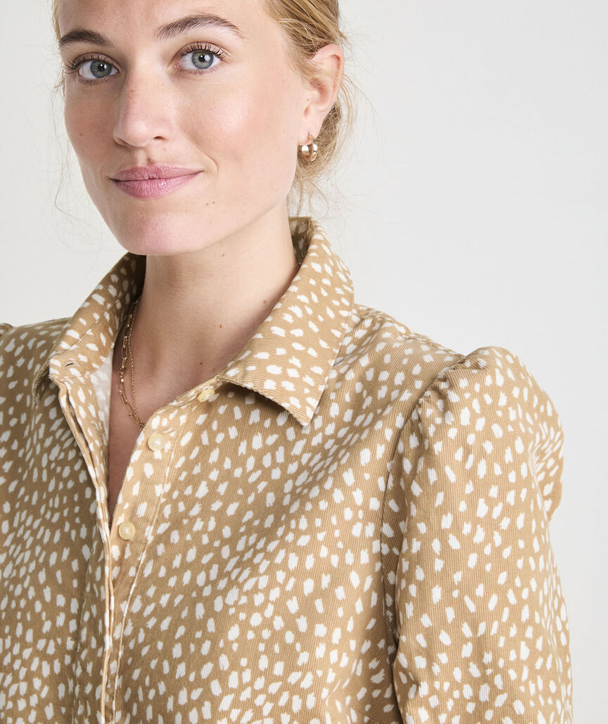 Pippa Corduroy Dress - Cappuccino