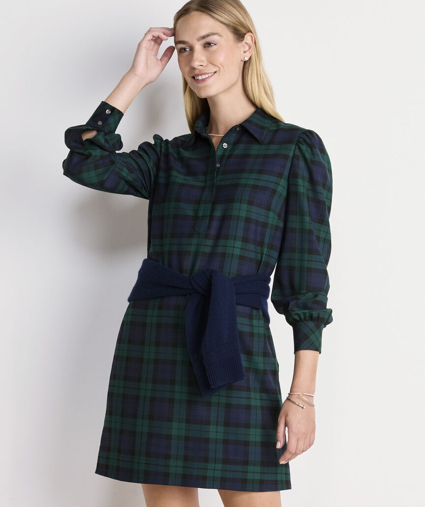 Pippa Plaid Dress- Yuletide Blackwatch