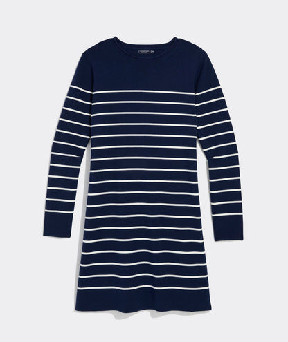 Katie Cotton Rollneck Sweater Dress - Nautical Navy