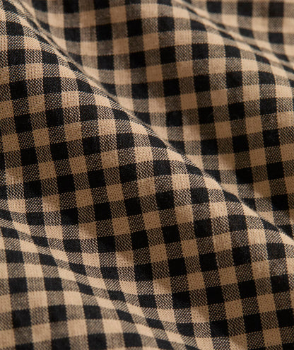 Ellen Maxi Dress - Gingham Cappuccino