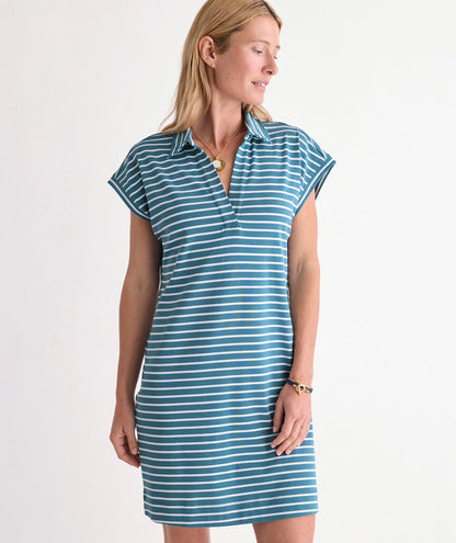 Margo Shirtdress - Lowcountry/White Stripe