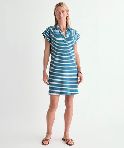 Margo Shirtdress - Lowcountry/White Stripe