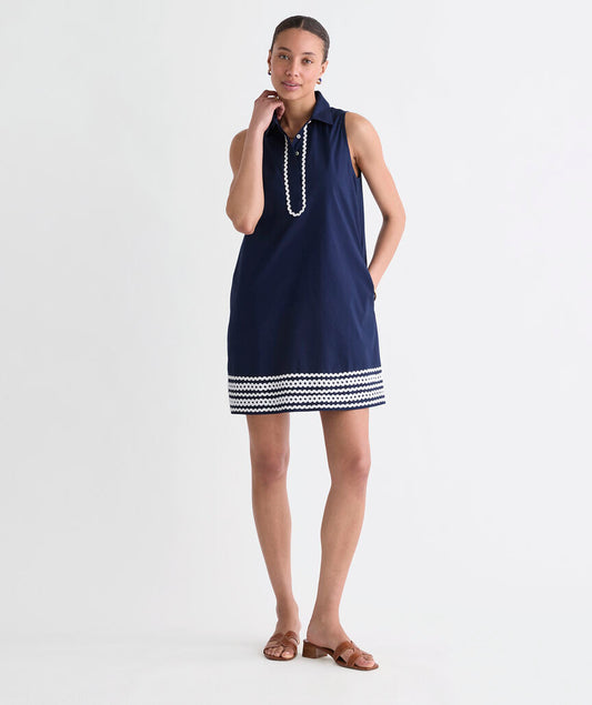 Pippa Dress - Nautical Navy