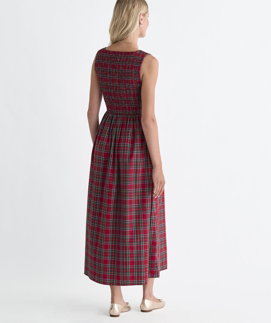 Ellen Maxi Dress - Red Velvet Tartan