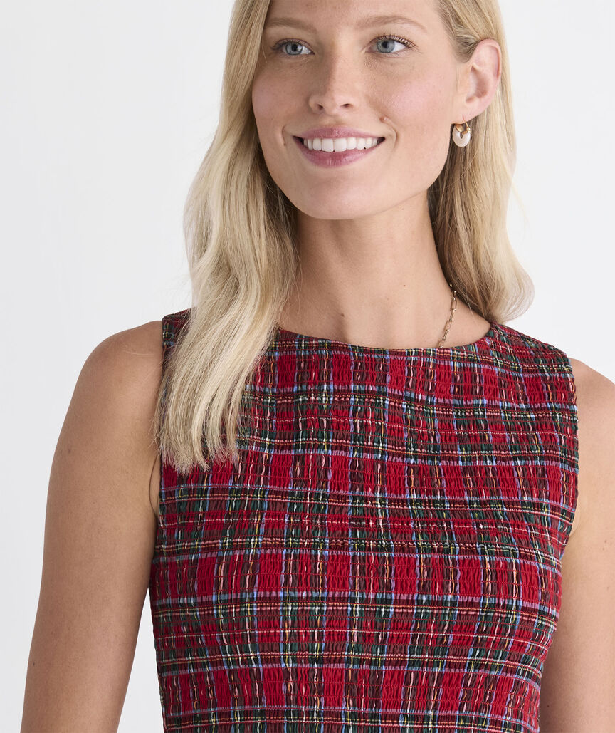 Ellen Maxi Dress - Red Velvet Tartan