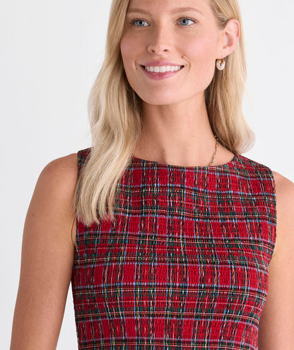 Ellen Maxi Dress - Red Velvet Tartan