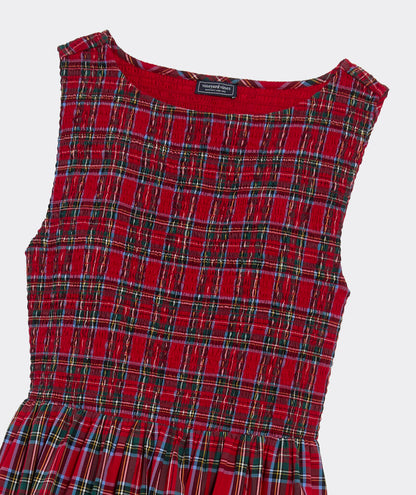 Ellen Maxi Dress - Red Velvet Tartan