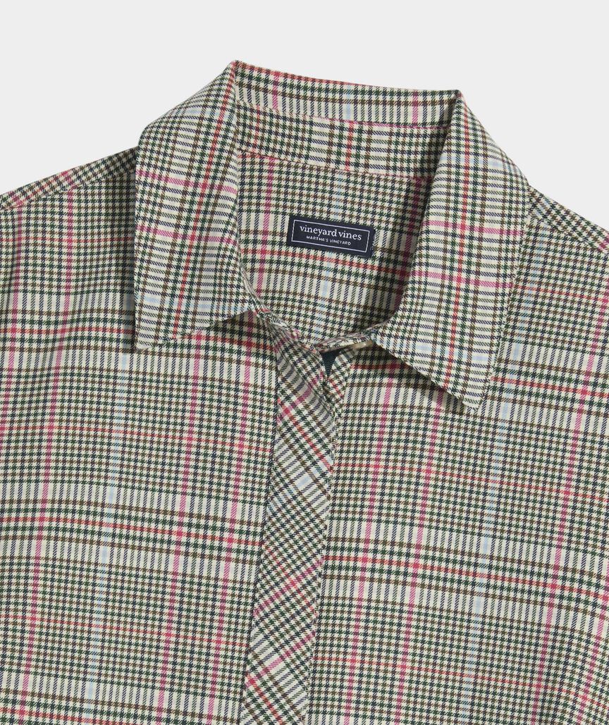 Pippa Wool Dress - Bea Plaid Marsh