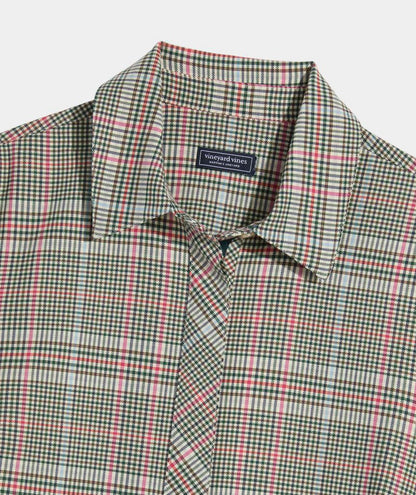 Pippa Wool Dress - Bea Plaid Marsh