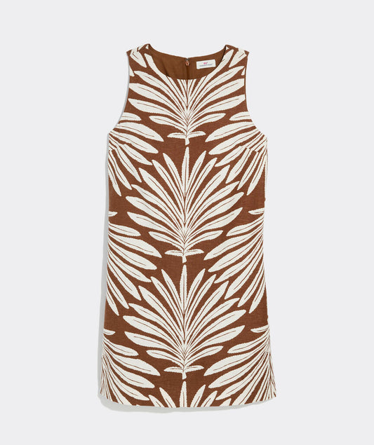 Sarah Shift Dress - Palmetto - Coconut