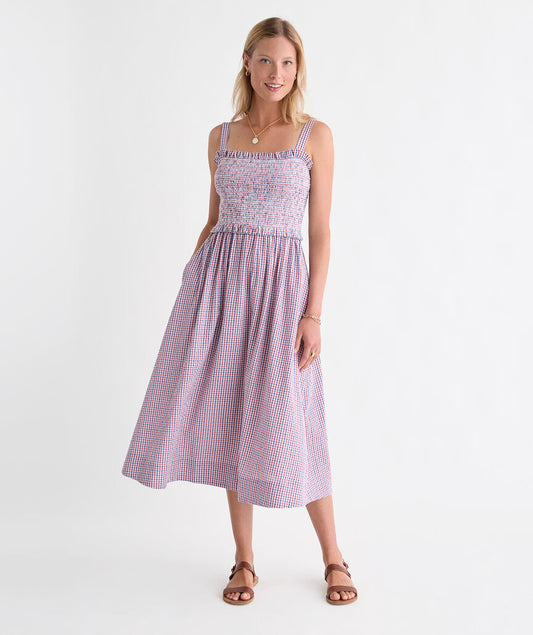 Ellen Midi Dress - Mariner