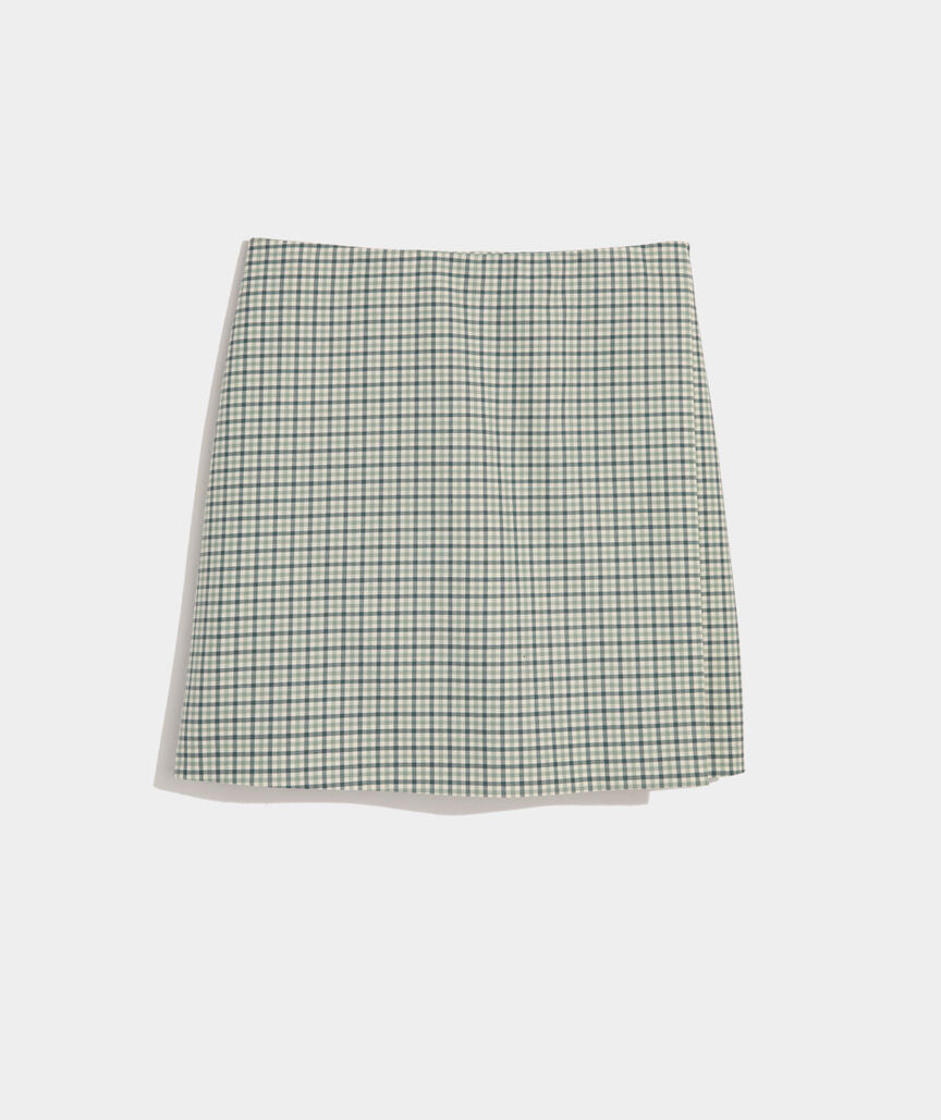 Meg Mini Skirt - Quinn Plaid Balsam