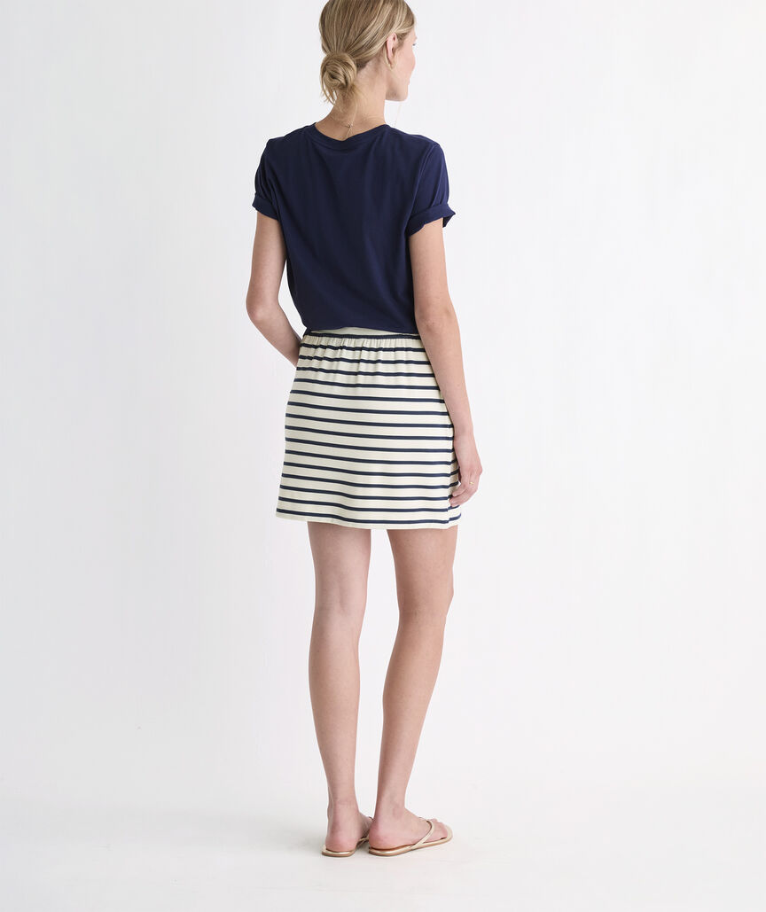 Dreamcloth® Mini Skirt - Stripe Nautical Navy