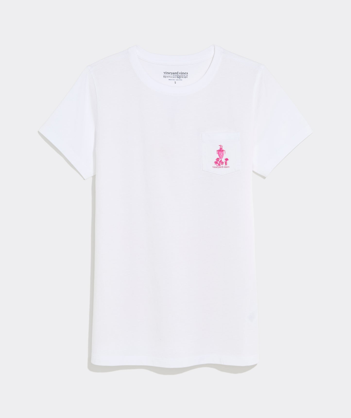 Kentucky Derby Women's Run For The Roses Scenic Short-Sleeve Pocket Tee