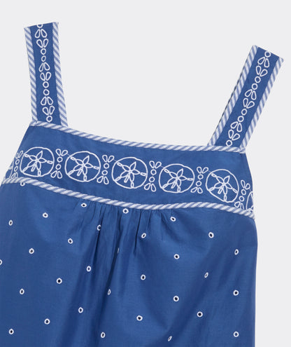Serena Eyelet Top - Moonshine