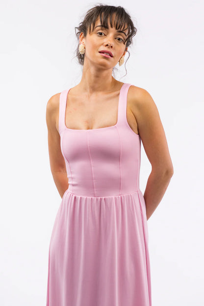 The Bernadette Dress - Light Pink