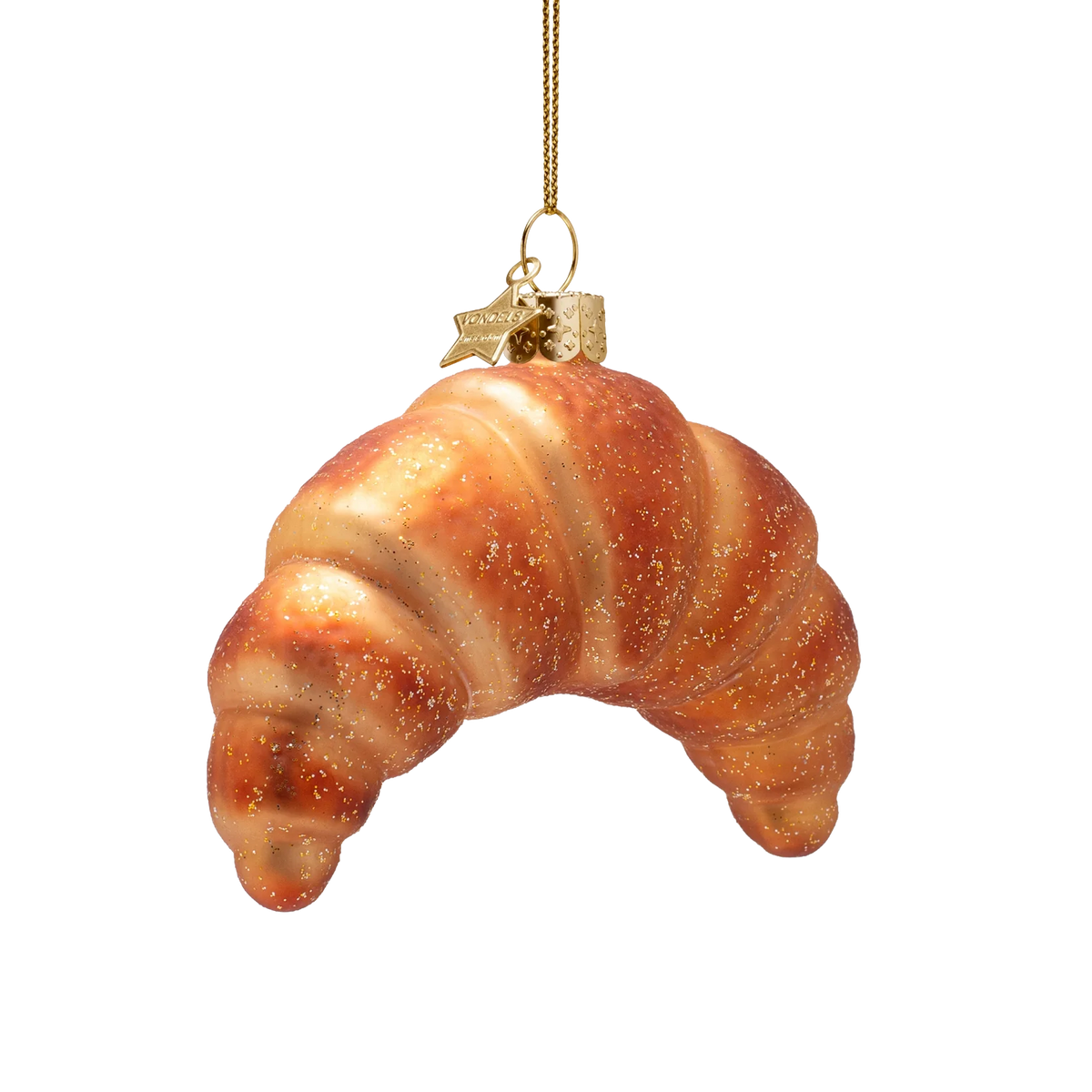 Ornament glass croissant