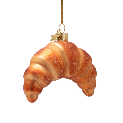 Ornament glass croissant
