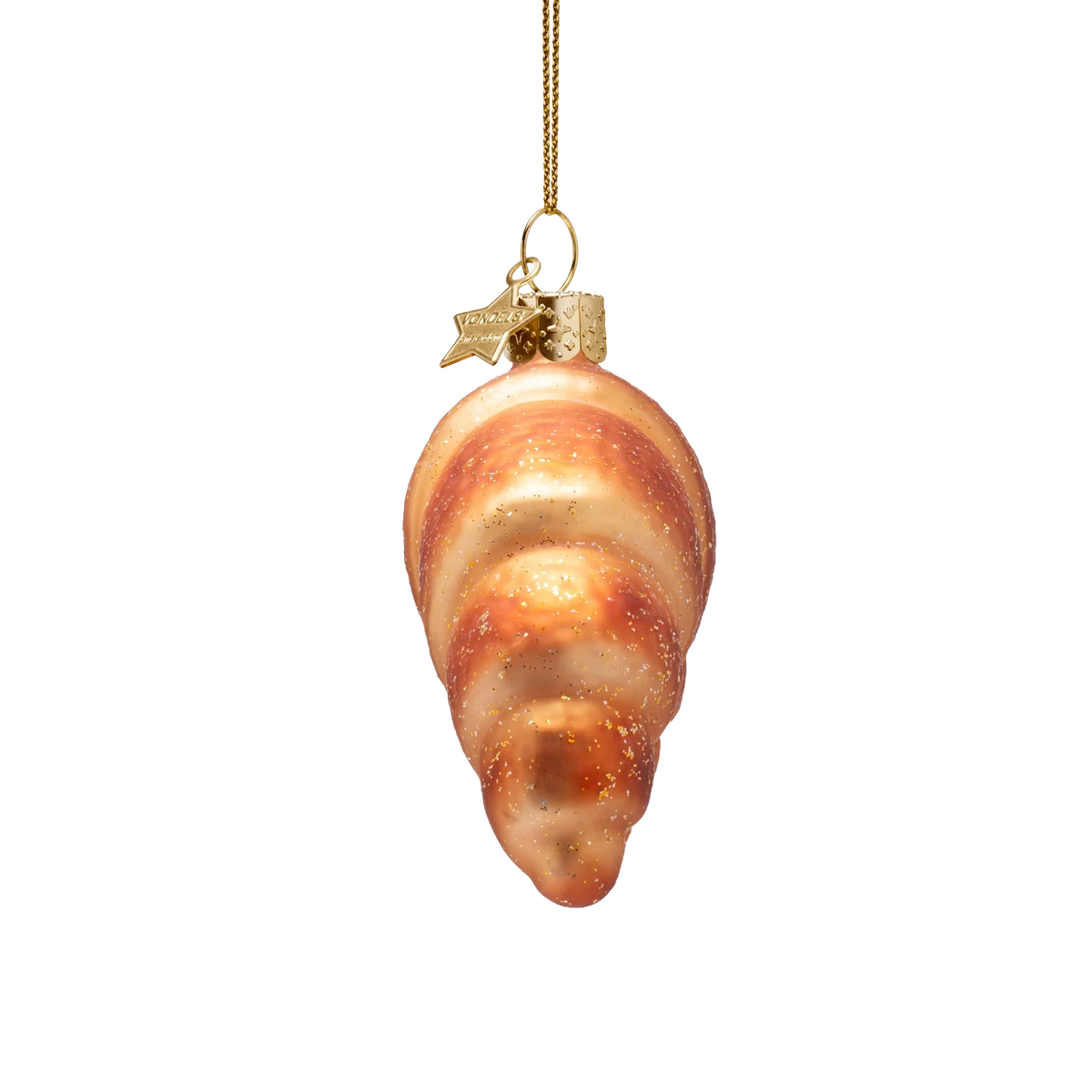 Ornament glass croissant
