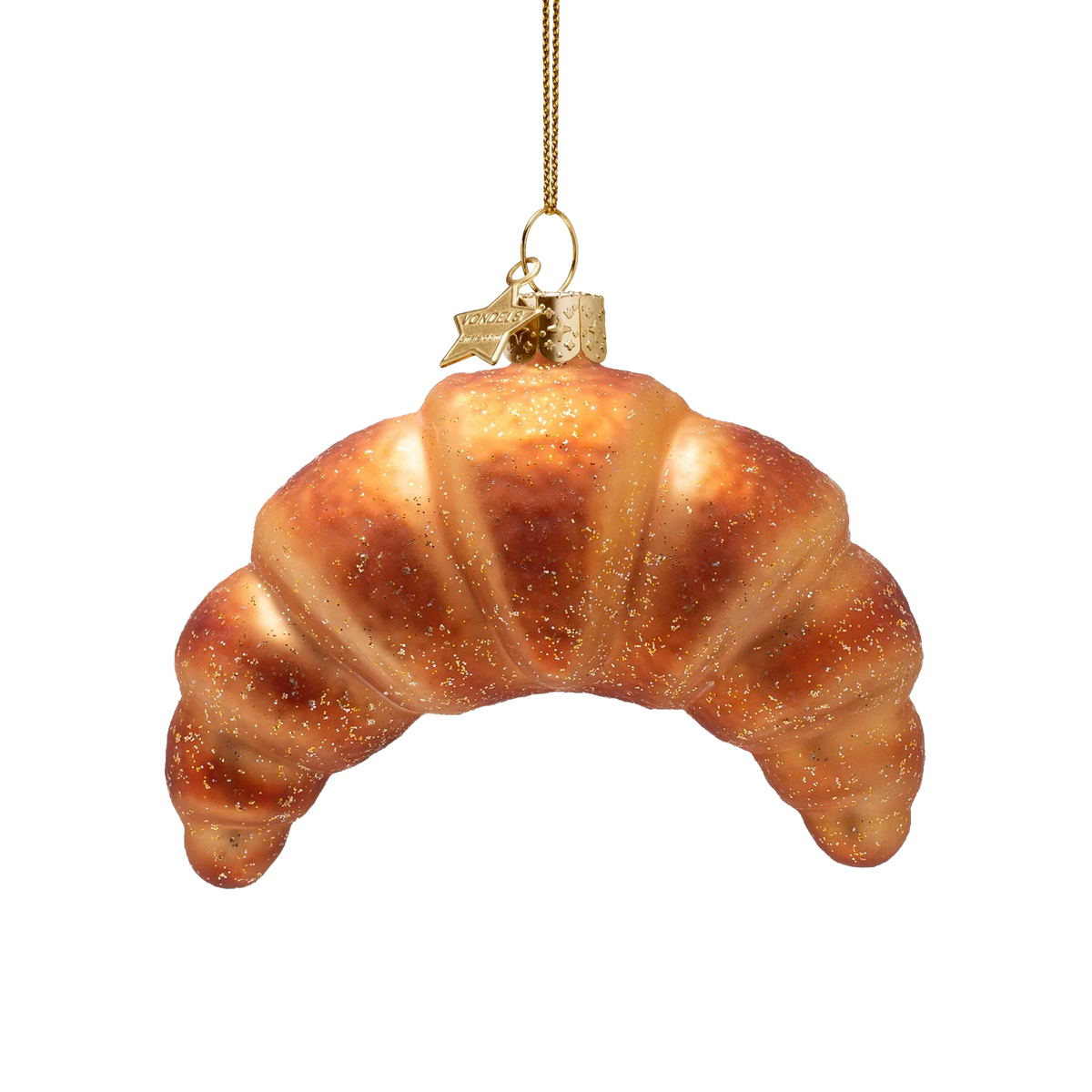 Ornament glass croissant